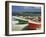 Fishing Boats on the Beach and in the Harbour of the Village of Muxia in Galicia, Spain, Europe-Michael Busselle-Framed Photographic Print