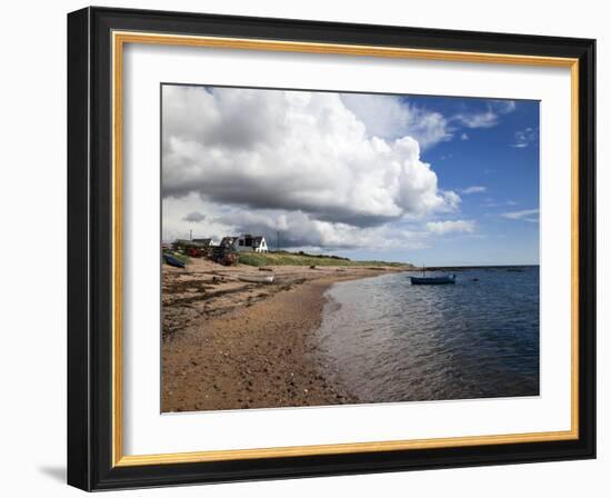 Fishing Boats on the Beach at Carnoustie, Angus, Scotland, United Kingdom, Europe-Mark Sunderland-Framed Photographic Print