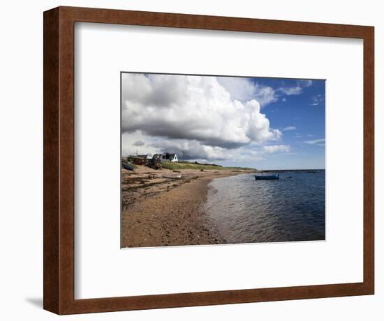 Fishing Boats on the Beach at Carnoustie, Angus, Scotland, United Kingdom, Europe-Mark Sunderland-Framed Photographic Print