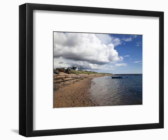 Fishing Boats on the Beach at Carnoustie, Angus, Scotland, United Kingdom, Europe-Mark Sunderland-Framed Photographic Print