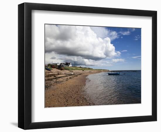 Fishing Boats on the Beach at Carnoustie, Angus, Scotland, United Kingdom, Europe-Mark Sunderland-Framed Photographic Print