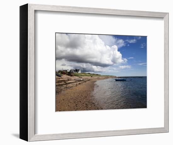 Fishing Boats on the Beach at Carnoustie, Angus, Scotland, United Kingdom, Europe-Mark Sunderland-Framed Photographic Print