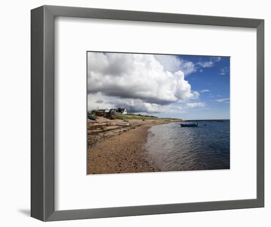 Fishing Boats on the Beach at Carnoustie, Angus, Scotland, United Kingdom, Europe-Mark Sunderland-Framed Photographic Print