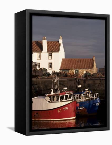 Fishing Boats, Pittenweem, Fife, Scotland, United Kingdom-Jonathan Hodson-Framed Premier Image Canvas