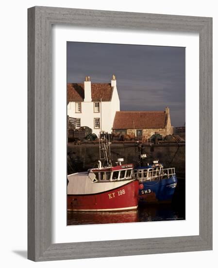 Fishing Boats, Pittenweem, Fife, Scotland, United Kingdom-Jonathan Hodson-Framed Photographic Print