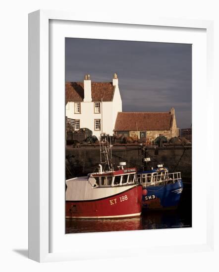 Fishing Boats, Pittenweem, Fife, Scotland, United Kingdom-Jonathan Hodson-Framed Photographic Print