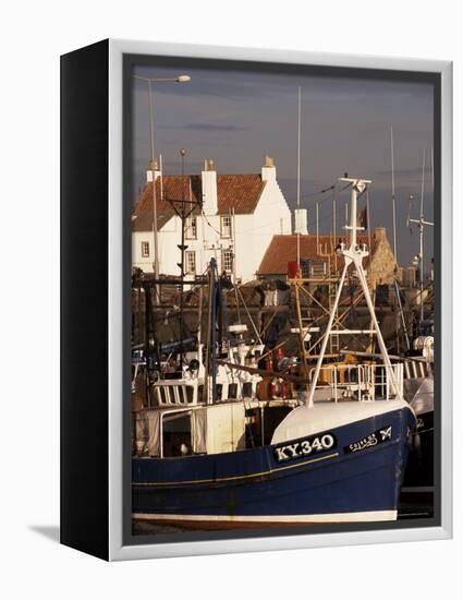 Fishing Boats, Pittenweem, Fife, Scotland, United Kingdom-Jonathan Hodson-Framed Premier Image Canvas