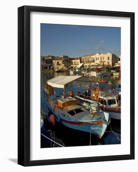 Fishing Boats, Rethymnon, Crete, Greek Islands, Greece, Mediterranean-Adam Tall-Framed Photographic Print