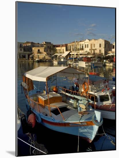 Fishing Boats, Rethymnon, Crete, Greek Islands, Greece, Mediterranean-Adam Tall-Mounted Photographic Print