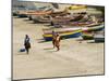 Fishing Boats, Tarrafal, Santiago, Cape Verde Islands, Africa-R H Productions-Mounted Photographic Print