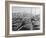 Fishing Boats Tied Up in the Golden Horn Looking Toward Galata Tower and the City-Margaret Bourke-White-Framed Photographic Print