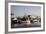 Fishing Boats with Yaquina Bay Bridge in Background, Newport, Oregon, USA-Jamie & Judy Wild-Framed Photographic Print