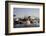 Fishing Boats with Yaquina Bay Bridge in Background, Newport, Oregon, USA-Jamie & Judy Wild-Framed Photographic Print