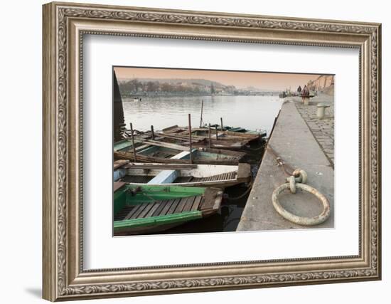 Fishing Boats-Richard Nebesky-Framed Photographic Print