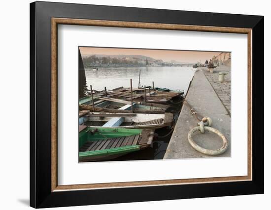 Fishing Boats-Richard Nebesky-Framed Photographic Print