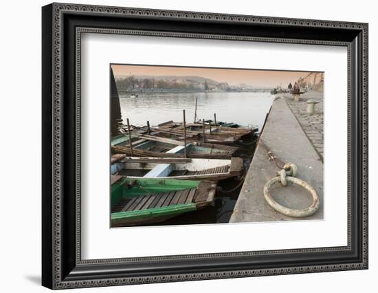 Fishing Boats-Richard Nebesky-Framed Photographic Print