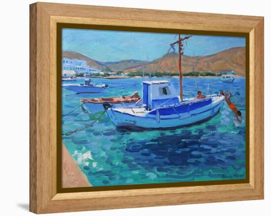 Fishing Boats-Andrew Macara-Framed Premier Image Canvas
