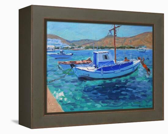 Fishing Boats-Andrew Macara-Framed Premier Image Canvas