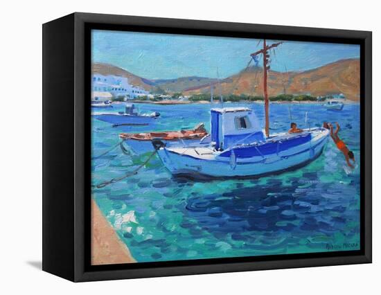 Fishing Boats-Andrew Macara-Framed Premier Image Canvas