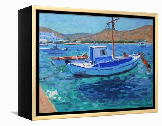 Fishing Boats-Andrew Macara-Framed Premier Image Canvas