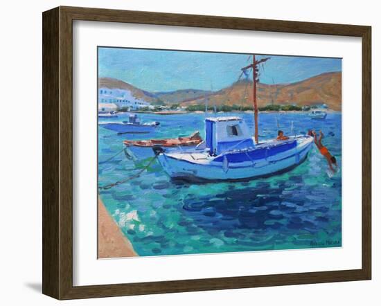 Fishing Boats-Andrew Macara-Framed Giclee Print