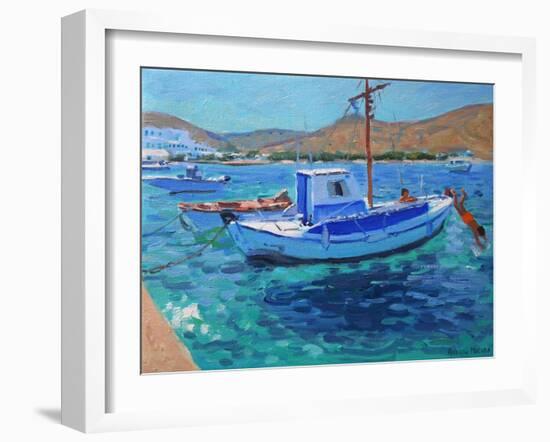 Fishing Boats-Andrew Macara-Framed Giclee Print