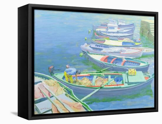 Fishing Boats-William Ireland-Framed Premier Image Canvas