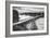 Fishing Bridge Scene in Black and White, Yellowstone National Park-Vincent James-Framed Photographic Print