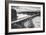 Fishing Bridge Scene in Black and White, Yellowstone National Park-Vincent James-Framed Photographic Print