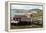 Fishing Cabin on the Island of Villa Near Rorvik, West Norway, Norway, Scandinavia, Europe-David Lomax-Framed Premier Image Canvas