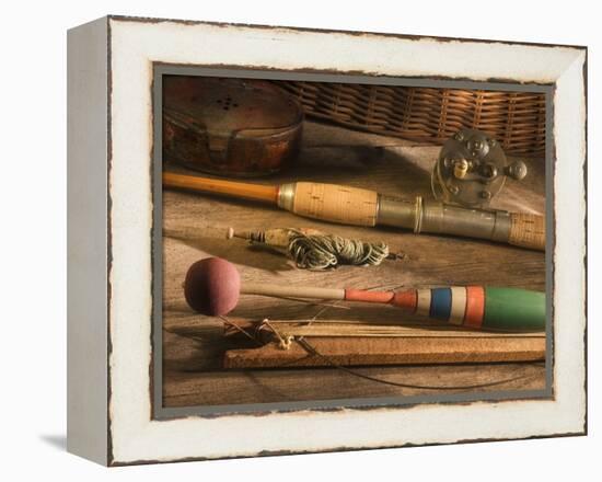 Fishing Equipment-Tom Grill-Framed Premier Image Canvas