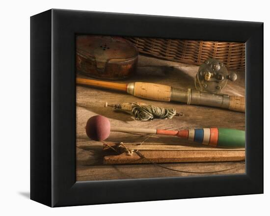 Fishing Equipment-Tom Grill-Framed Premier Image Canvas