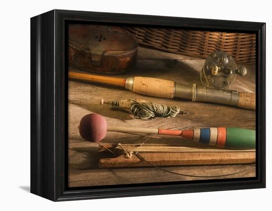 Fishing Equipment-Tom Grill-Framed Premier Image Canvas