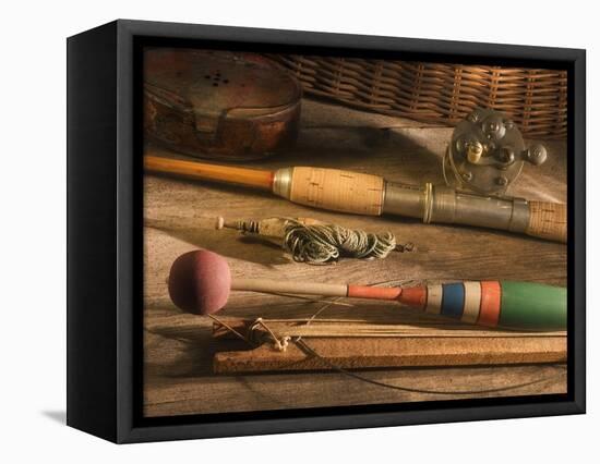 Fishing Equipment-Tom Grill-Framed Premier Image Canvas