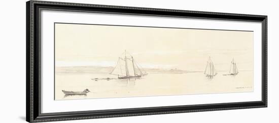 Fishing Fleet at Gloucester, 1880-Winslow Homer-Framed Giclee Print