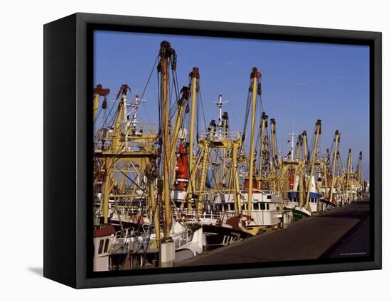 Fishing Fleet, Den Helder, Holland-I Vanderharst-Framed Premier Image Canvas