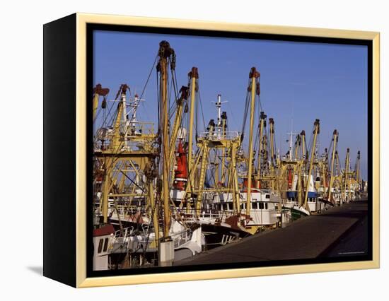 Fishing Fleet, Den Helder, Holland-I Vanderharst-Framed Premier Image Canvas