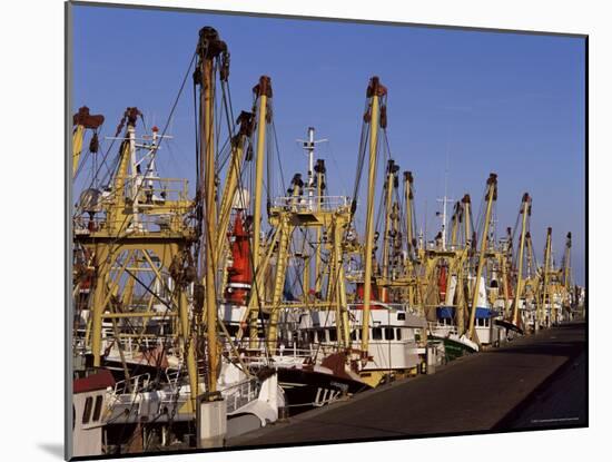 Fishing Fleet, Den Helder, Holland-I Vanderharst-Mounted Photographic Print
