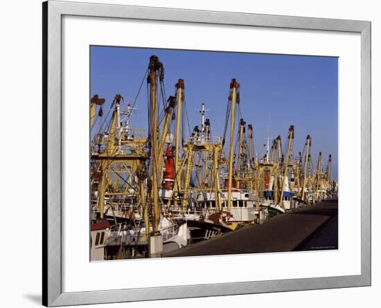 Fishing Fleet, Den Helder, Holland-I Vanderharst-Framed Photographic Print