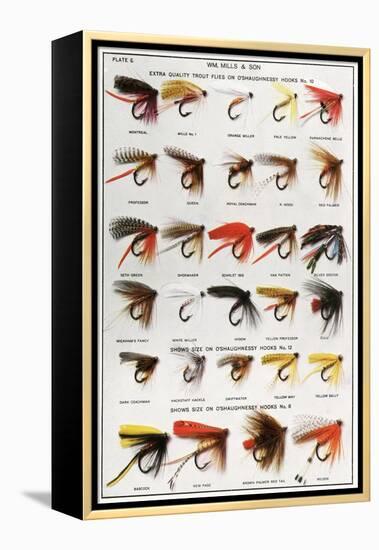 Fishing Flies (American)-null-Framed Stretched Canvas