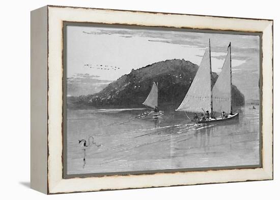 'Fishing from a sail-boat', 1883-Unknown-Framed Premier Image Canvas