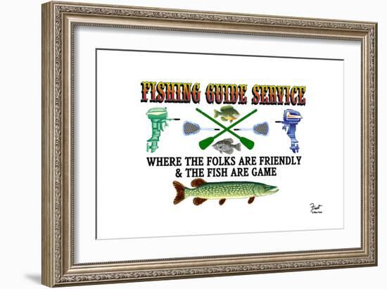 Fishing Guide Service-Mark Frost-Framed Giclee Print