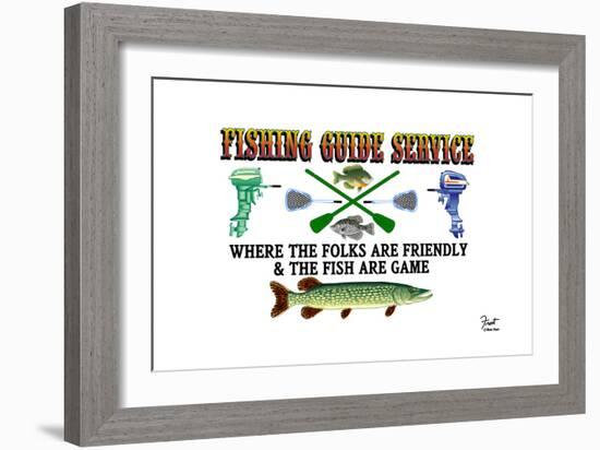 Fishing Guide Service-Mark Frost-Framed Giclee Print