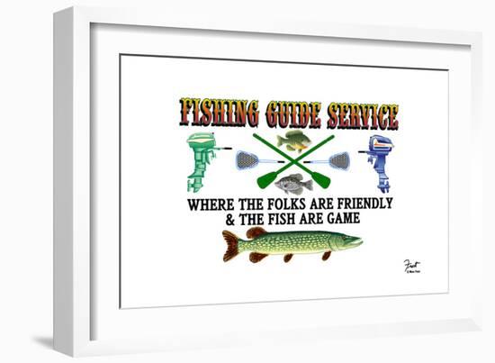 Fishing Guide Service-Mark Frost-Framed Giclee Print
