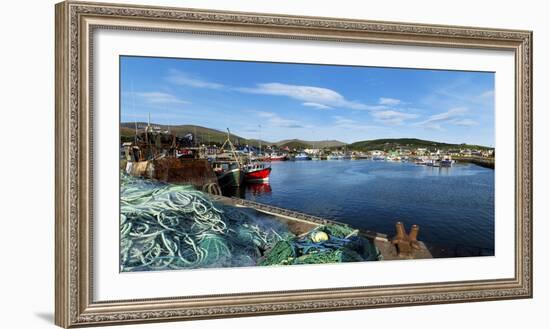 Fishing Harbor, Dingle Harbour, Dingle Peninsula, Dingle, County Kerry, Republic of Ireland-null-Framed Photographic Print