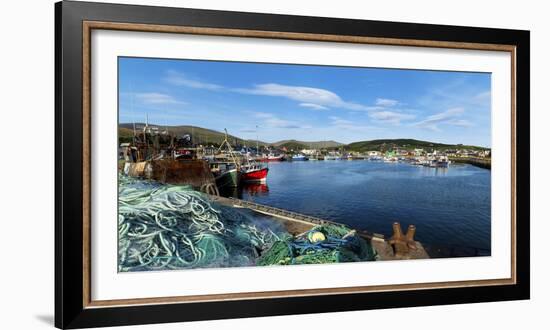 Fishing Harbor, Dingle Harbour, Dingle Peninsula, Dingle, County Kerry, Republic of Ireland-null-Framed Photographic Print