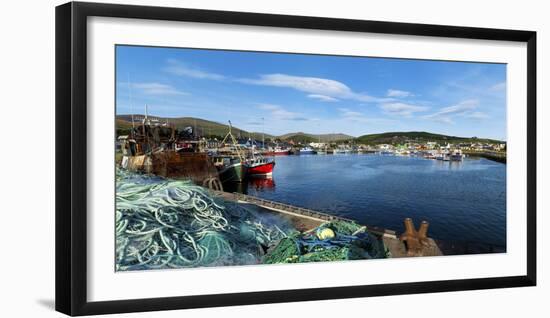 Fishing Harbor, Dingle Harbour, Dingle Peninsula, Dingle, County Kerry, Republic of Ireland-null-Framed Photographic Print