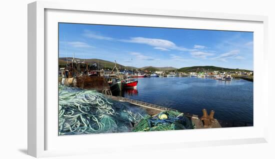 Fishing Harbor, Dingle Harbour, Dingle Peninsula, Dingle, County Kerry, Republic of Ireland-null-Framed Photographic Print