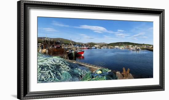 Fishing Harbor, Dingle Harbour, Dingle Peninsula, Dingle, County Kerry, Republic of Ireland-null-Framed Photographic Print