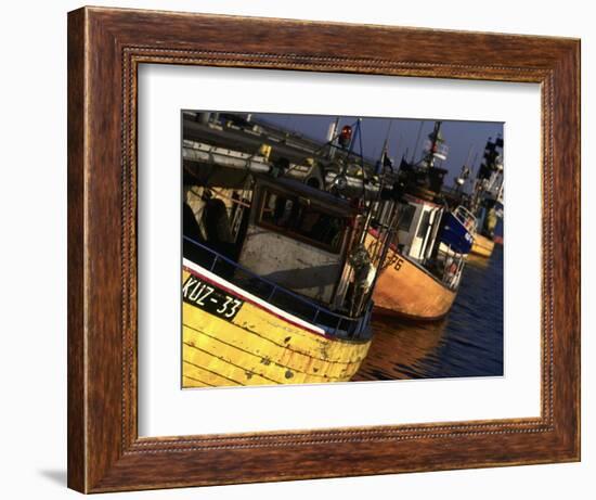 Fishing Harbor, Hel Peninsula, Pomerania, Poland-Walter Bibikow-Framed Photographic Print